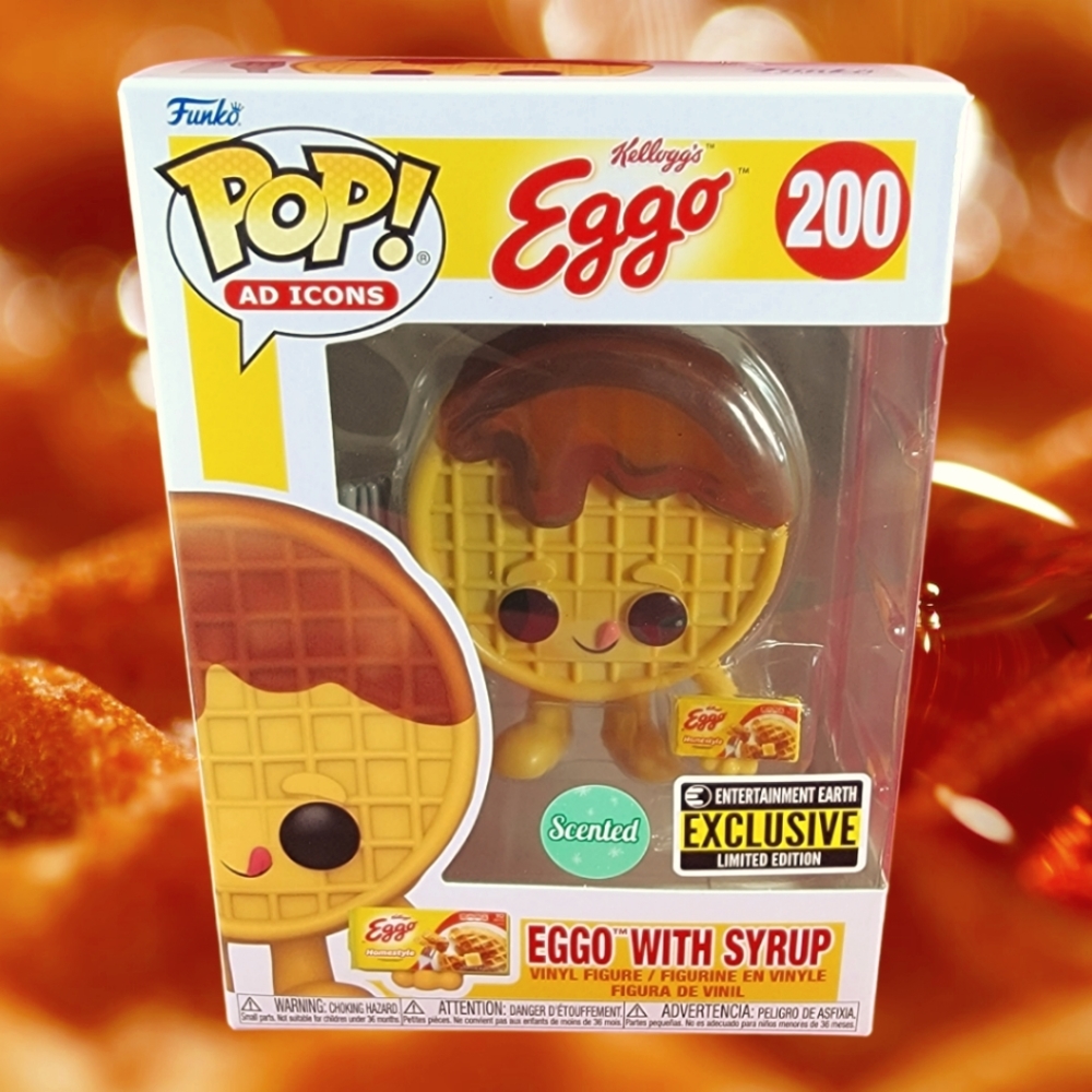 Eggo with syrup entertainment earth exclusive funko # 200 (nib)